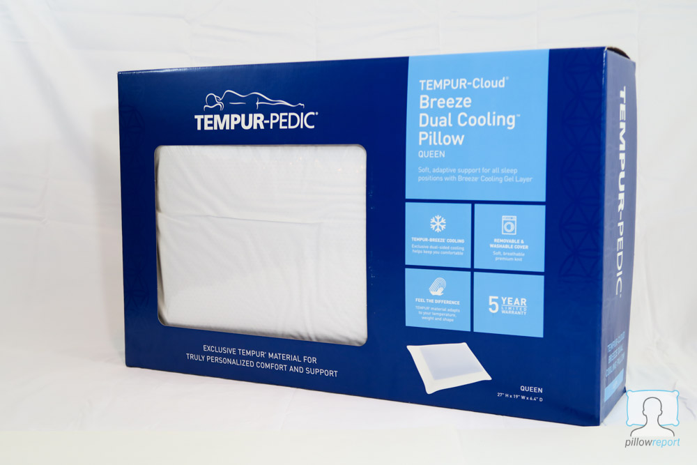 Tempur 2024 breeze pillow